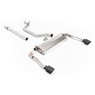Milltek 80MM OPF/GPF Bakre System med Cerakote Svart GT-115 Enderør Seat Cupra Formentor 2.0TSI 245ps (GPF Modeller)