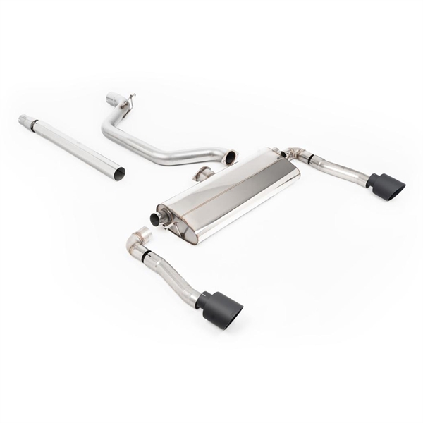 Milltek 80MM OPF/GPF Bakre System med Cerakote Svart GT-115 Enderør Seat Cupra Formentor 2.0TSI 245ps (GPF Modeller)