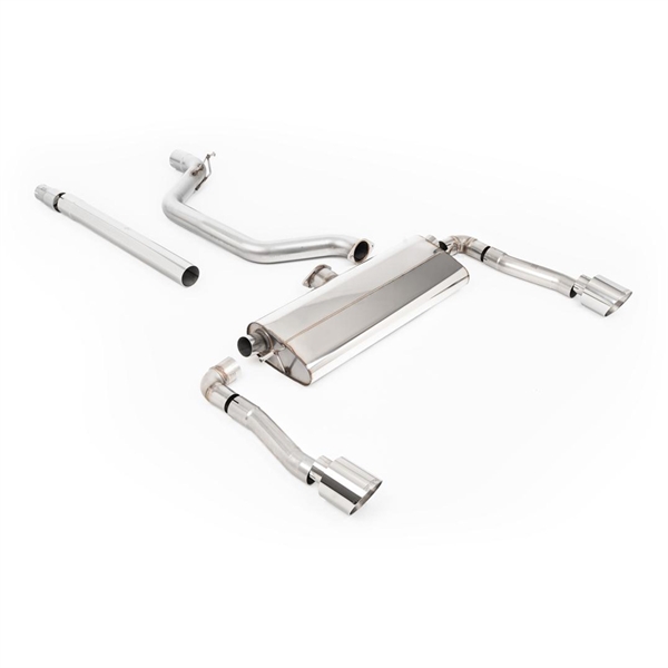 Milltek 80MM OPF/GPF Bakre System med Polerte GT-115 Enderør Seat Cupra Formentor 2.0TSI 245ps (GPF Modeller)