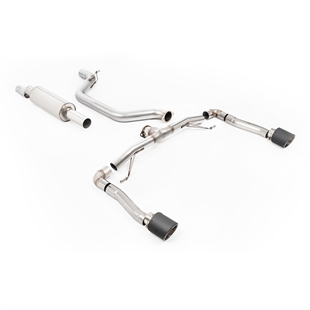 Milltek Race System (Høyest) 80MM OPF/GPF Bakre System med Karbon JET-115 Enderør Seat Cupra Formentor 2.0TSI 245ps (GPF Modeller)