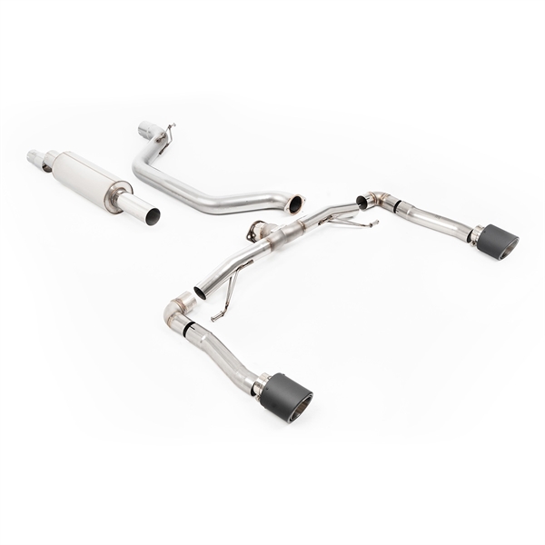 Milltek Race System (Høyest) 80MM OPF/GPF Bakre System med Karbon JET-115 Enderør Seat Cupra Formentor 2.0TSI 245ps (GPF Modeller)