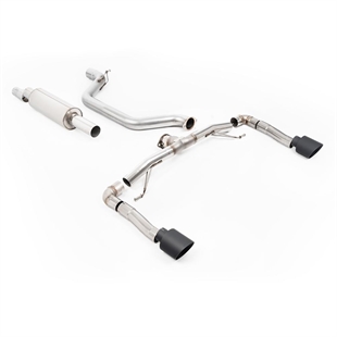 Milltek Partikkelfilter-bak Race System (Høyest) 80mm med Cerakote Svart GT-115 Endestusser Seat Leon Cupra 2.0 TSI 245ps (GPF Modeller)