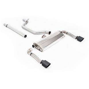 Milltek Partikkelfilter-bak System med Cerakote Svart GT-115 Enderør Seat Leon Cupra 2.0 TSI 245ps (GPF Modeller)