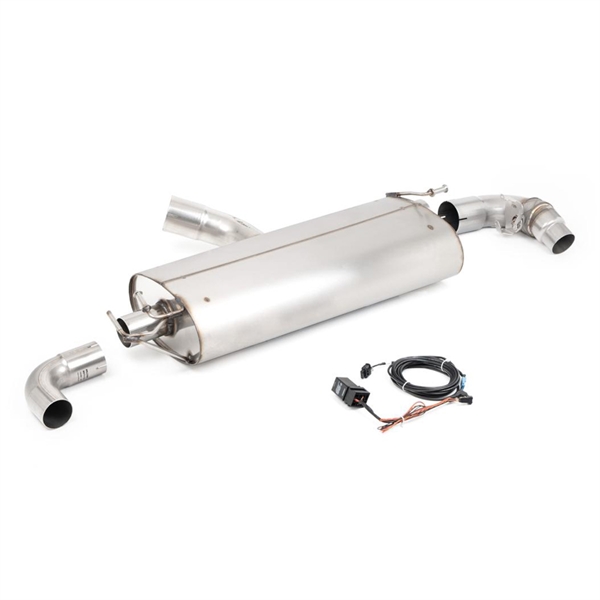Milltek Valved Straight Pipe System med Børstede Titanium Enderør Toyota GR Yaris (Gen 2)