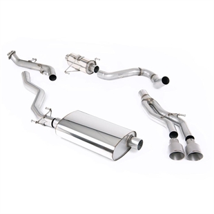 Milltek Resonated Catback med 2 x GT-100 Børstede Titanium Enderør Toyota Tacoma 2.4L Turbo Hybrid