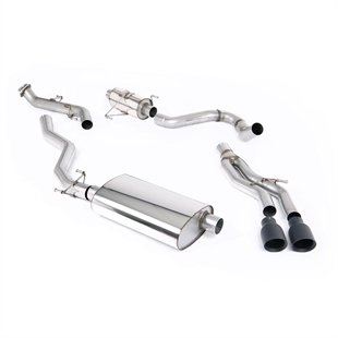 Milltek Resonated Catback med 2 x GT-100 Cerakote Sorte Enderør Toyota Tacoma 2.4L Turbo Hybrid