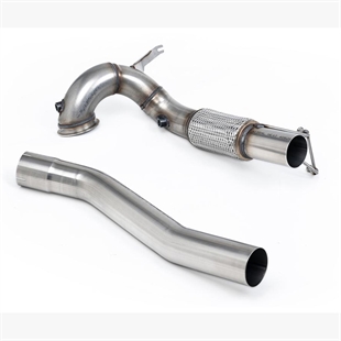Milltek 94mm / 3.7inch ID Turbo Uttak til 80mm / 3.15inch Downpipe med Decat (For Milltek Cat-Back) VW Golf GTI Mk8