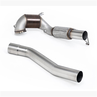Milltek Stor Diameter Downpipe og Hi-Flow Race Cat (For Milltek Cat-Back) VW Golf GTI Mk8