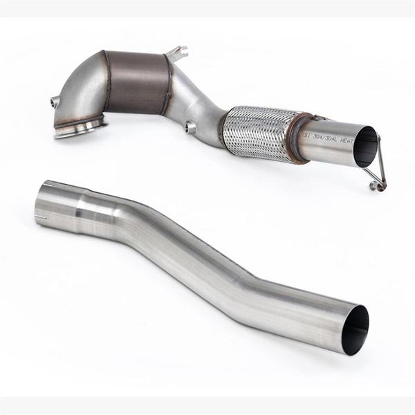 Milltek Stor Diameter Downpipe og Hi-Flow Sports Cat (For Milltek Cat-Back) VW Golf GTI Mk8