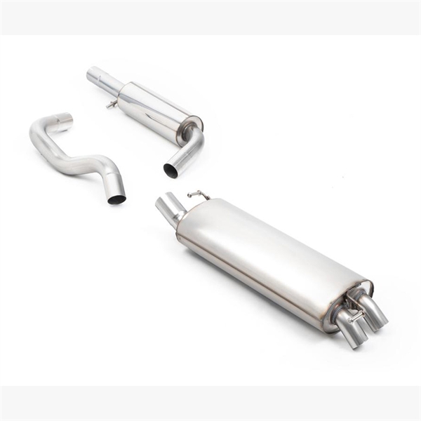 Milltek V5 - Cat-back med Diskrete Enderør VW Golf MK4 VR6 2WD