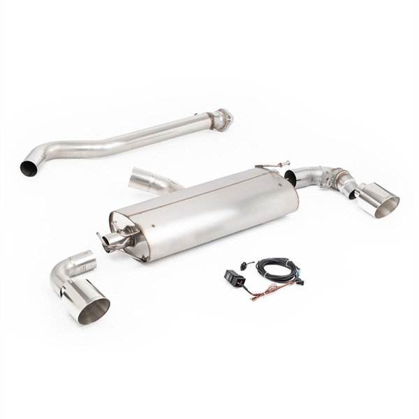 Milltek Valved Straight Pipe System med Polerte Enderør Toyota GR Yaris (Gen 2)