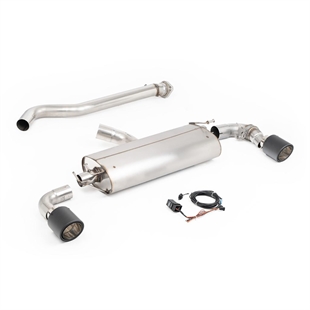 Milltek Valved Straight Pipe System med Carbon Fibre Enderør Toyota GR Yaris (Gen 2)