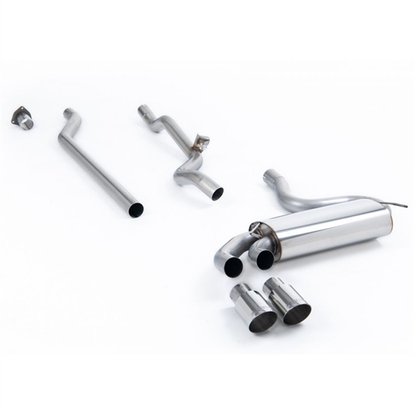Milltek Downpipe-back Audi Coupe UR quattro 20v Turbo