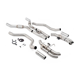 Milltek Ikke-Resonert (Høyest) med Nedovervendte Enderør til OE Bakfanger - med Ventilstyring Range Rover Vogue L460 P530 (LWB) V8 NC10 Motor