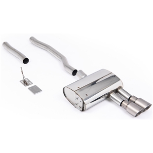 Milltek Particulate Filter-back New Mini Mk3 (F56) Mini Cooper S - Brushed Titanium