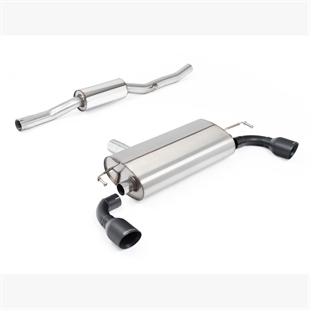 Milltek V2 Resonated med Børstede Titanium Skråkuttede Enderør VW Golf MK4 R32