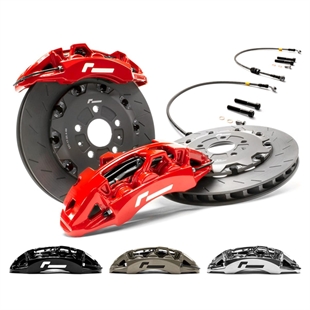 Racingline Stage 3 Monoblock Big Brake Kit – 355/380 MM rotorer og 6 Pot Caliper – Anodisert