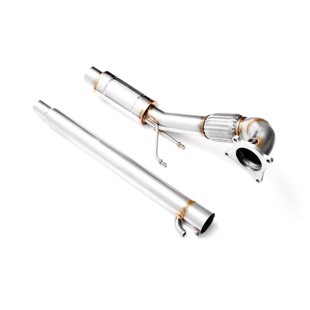 RM Motors Downpipe AUDI TT 8J 2.0 TFSI + SILENCER