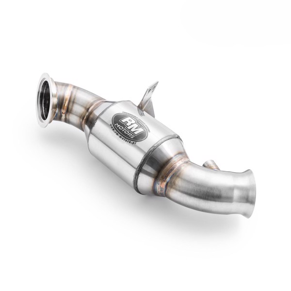 RM Motors Downpipe MERCEDES W205 C200 2.0 Turbo + SILENCER