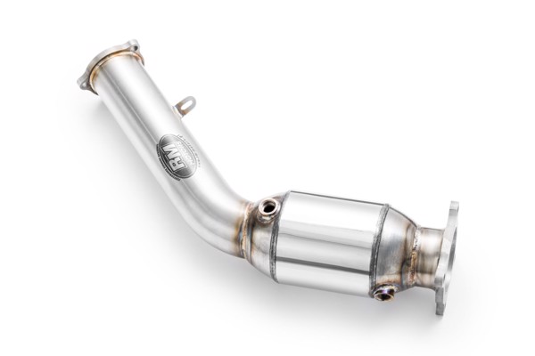 RM Motors Downpipe AUDI A4, A5 B8 2.0 TFSI + KATALIZATOR Emission standard - Euro 3, Capacity - 100 cpsi