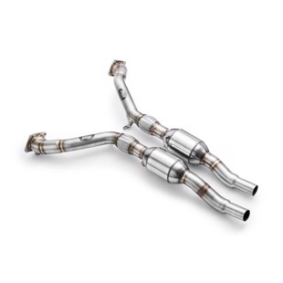 RM Motors Downpipe AUDI S4, RS4 B5 2.7 T + CATALYST Emission standard - Euro 3, Capacity - 200 cpsi