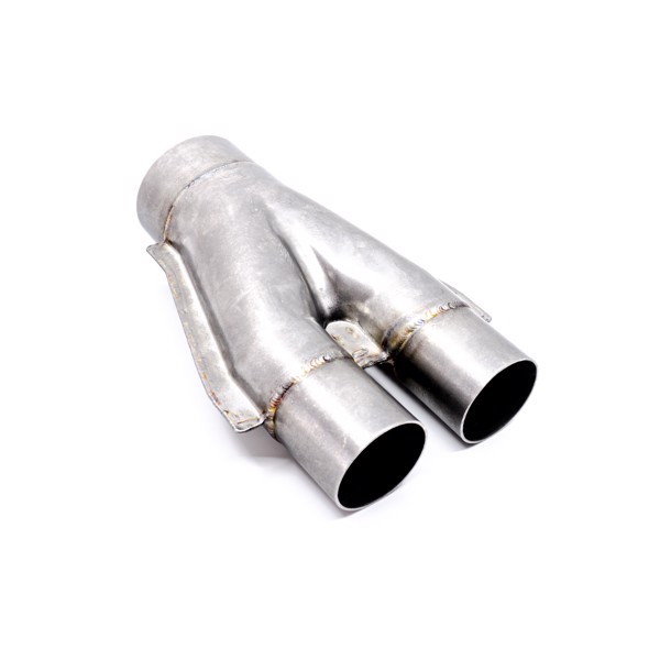 RM Motors Y-PIPE Exhaust tee Inlet diameter - 76 mm, Outlet Diameter - 2x50 mm, Spacing - 95