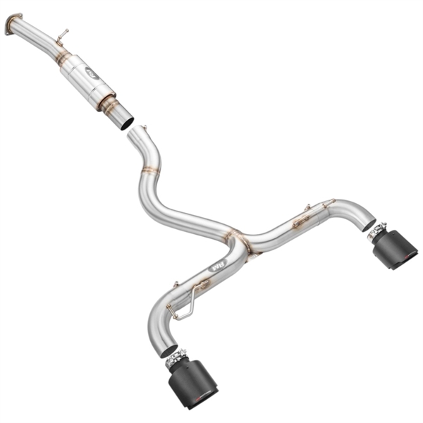 RM Motors Catback - Middle and End Silencer Toyota Yaris GR 1.6, Middle Pipe with Silencer, Rally, Tip - 1