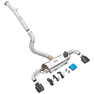 RM Motors Catback - Middle and End Silencer Toyota Yaris GR 1.6, Middle Pipe, Hybrid, Tip - 3