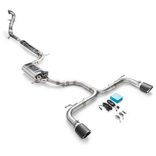 RM Motors Complete Exhaust System For Seat Leon Cupra 3 (Hatchback) Tip Diameter 89 mm & Exhaust Tip - 1