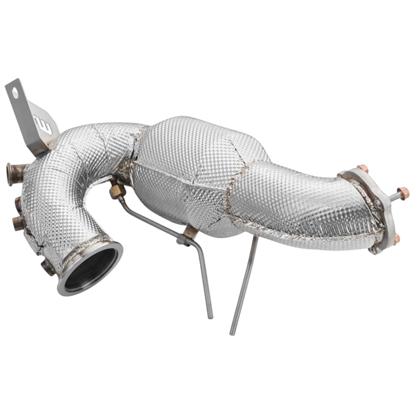 RM Motors Downpipe AUDI A5 S5 / Cabriolet / Sportback / Coupe 3.0 TDI – No Catalytic Converter With (Silencer & Heat Shield)