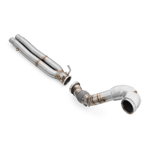 RM Motors Downpipe AUDI RS3 8Y 2.5 TFSI med varmeskjold