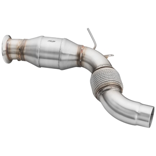 RM Motors Downpipe BMW F06, F12, F13 640d/dx N57Z With Catalyst Euro 3, 100 cpsi