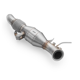 RM Motors Downpipe BMW F20, F21 114d, 116d, 118d/dx, 120d/dx, 125d N47N, N47S1 Med Lyddemper