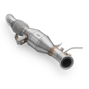 RM Motors Downpipe BMW F32, F33, F36 418d, 420d/dx, 425d N47N, N47S1 Med Lyddemper