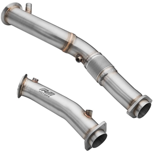 RM Motors Downpipe BMW M3 Competition (G80, G81) S58B, M4 (G82 / G83) 3.0 S58 Med Varmeskjold