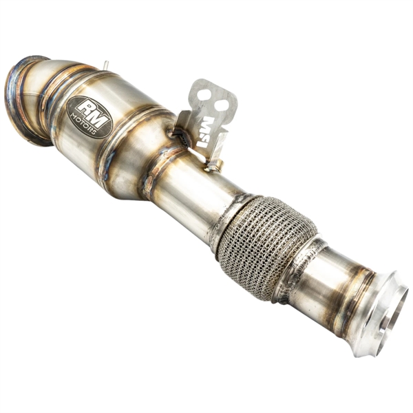 RM Motors Downpipe BMW Z4 G29 M40i B58 +CATALYST HJS 200 cpsi EURO 6