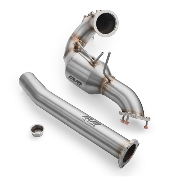 RM Motors Downpipe Sett Audi A5 S5 / Cabriolet / Sportback / Coupe 3.0 TDI, MS, Uten Lyddemper Og Varmeskjold