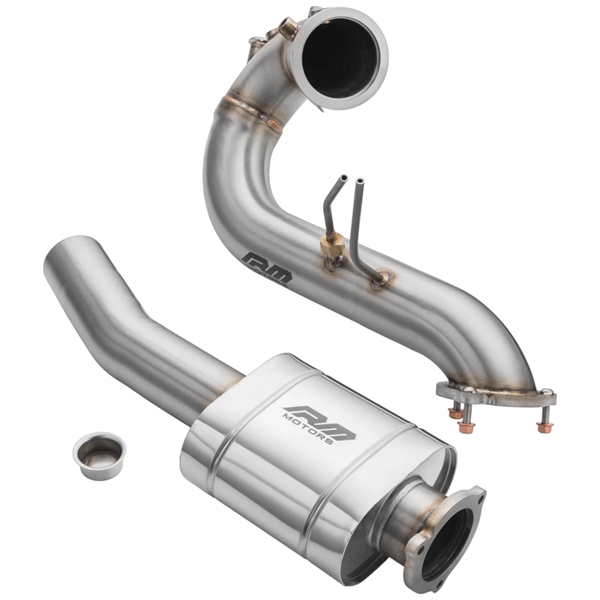 RM Motors Downpipe Set Audi A6 S6 / Avant / Sportback / Avant Quattro 3.0 TDI – No Catalytic Converter – With Silencer – No Set with Silencer – No Heat Shield