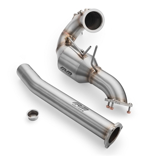 RM Motors Downpipe Set Audi A6 S6 / Avant / Sportback / Avant Quattro 3.0 TDI OBD without (Silencer & Heat Shield)