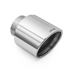 RM Motors Polert Rustfritt Stål Tip KSZP/DP, Innløpsdiameter - 50 mm, Tipdiameter - 101 mm med Klemme