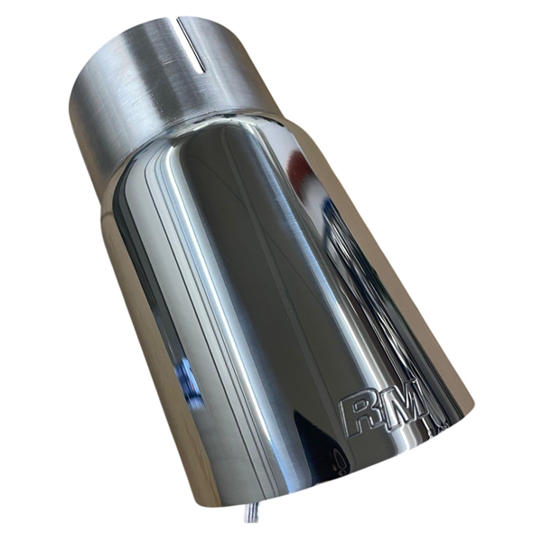 RM Motors Eksosstuss W/SL/KSCP76/63, Inngangsdiameter - 63,5 mm, Tipdiameter - 76 mm