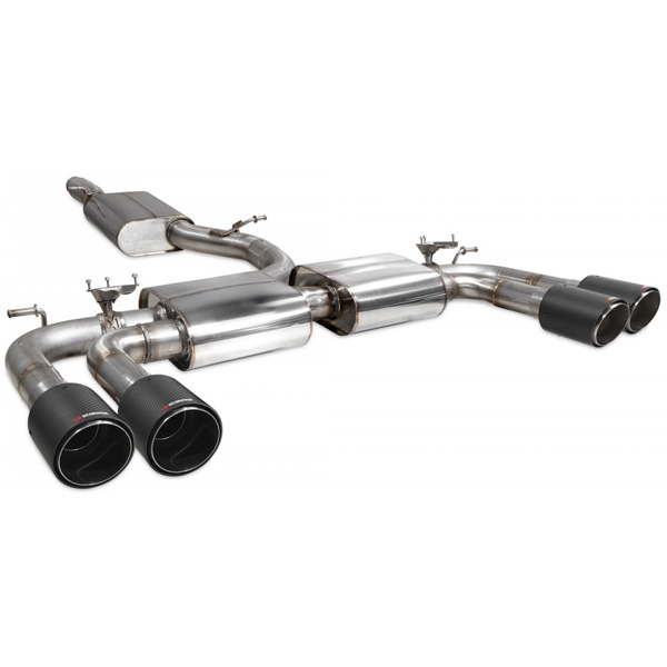 Scorpion Resonated CAT/GPF-Back System & Electronic Valves - Audi S3 - Ascari