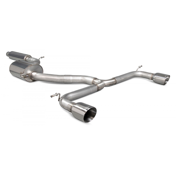 Scorpion Resonated Cat-Back System - VW MK7 Golf GTI (Including Clubsport & Clubsport S) - Daytona