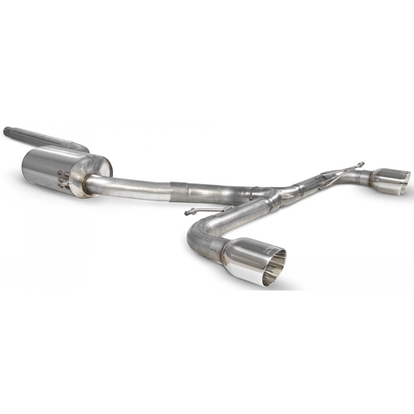 Scorpion Resonated Predator Cat-Back System - VW Scirocco R - Daytona
