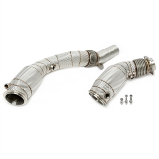 TA Technix Downpipe Med Varmeskjold Og Katalysator Converter BMW 4 Serie M4 F82, F83