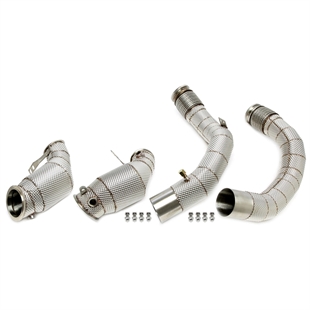 TA Technix Downpipe Med Varmeskjold Og Katalysator Converter BMW X5 M Type F95