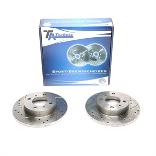 TA Technix Sport Bremseskivesett, Foraksel Mitsubishi Lancer V (CB/D_A)