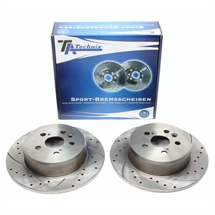 TA Technix Sport Bremseskivesett, Bakaksel Toyota Celica Coupe (AT18_, ST18_)