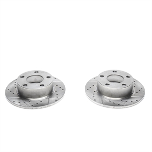 TA Technix Sport Bremseskivesett, Bakaksel Audi 200 Type 43