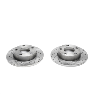 TA Technix Sport Bremseskivesett, Bakaksel Audi 200 Type 44, 44Q